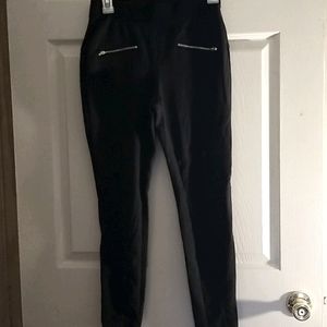 Black ponte legging pants